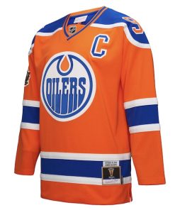 Alternative view of Connor McDavid Edmonton Oilers  Power Play Jersey - Orange