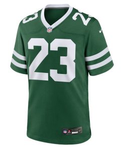 Alternative view of Isaiah Oliver New York Jets Nike Team Game Jersey - Legacy Green