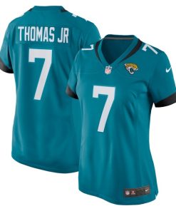 Brian Thomas Jr. Jacksonville Jaguars Nike Women's Game Jersey -  Teal