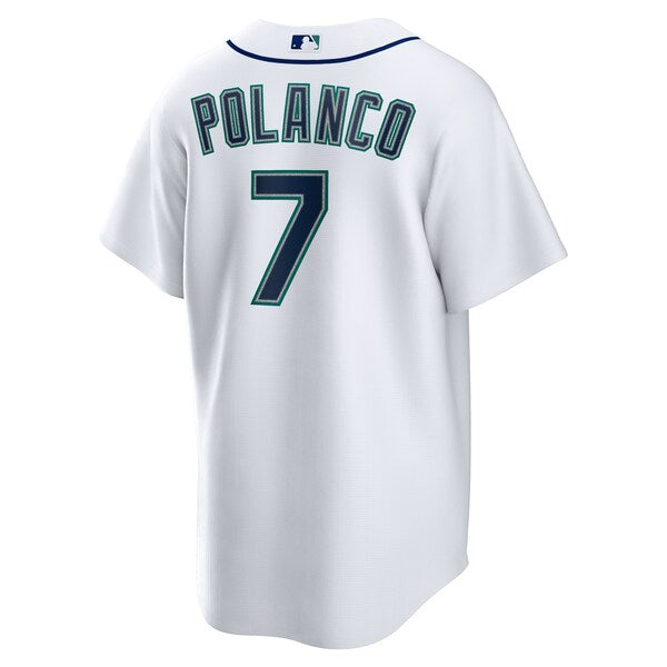 Jorge Polanco Seattle Mariners Nike Home Replica Jersey - White - Image 3