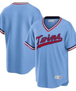 Minnesota Twins Nike Road Cooperstown Collection Team Jersey - Light Blue