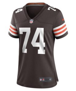 Alternative view of Alex Leatherwood Cleveland Browns Nike Women's Team Game Jersey -  Brown