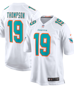 Skylar Thompson Miami Dolphins Nike Game Player Jersey - White/Aqua