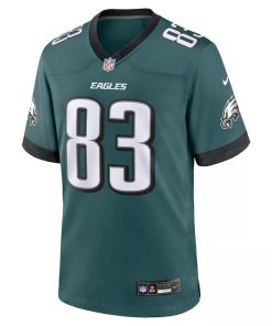 Alternative view of Jahan Dotson Philadelphia Eagles Nike Team Game Jersey - Midnight Green