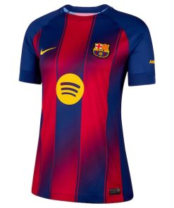 Alternative view of Barcelona Nike Women's 2025/26 Home Replica Custom Jersey - Navy