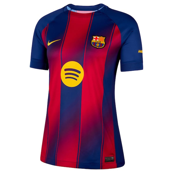 Barcelona Nike Women's 2025/26 Home Replica Jersey - Navy - Image 2