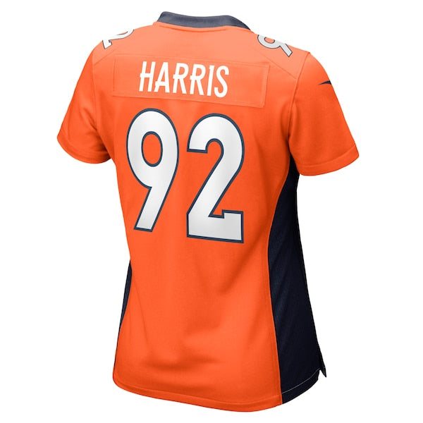 Jonathan Harris Denver Broncos Nike Women's Game Jersey - Orange - Image 3