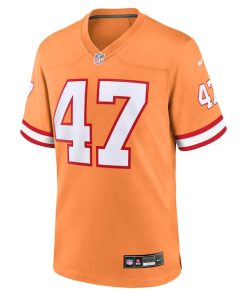 Alternative view of John Lynch Tampa Bay Buccaneers Nike Throwback Game Jersey - Orange