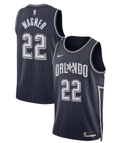 Franz Wagner Orlando Magic Nike Unisex 2023/24 Swingman Jersey - Navy - City Edition