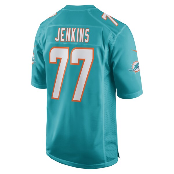 John Jenkins Miami Dolphins Nike Game Player Jersey - Aqua - Image 3