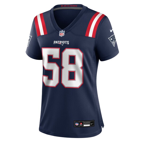Marcus Harris New England Patriots Nike Women's Team Game Jersey - Navy - Image 3