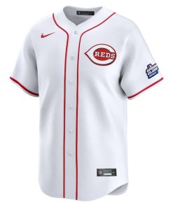 Alternative view of Cincinnati Reds Nike 2025 MLB Speedway Classic Home Limited Jersey - White