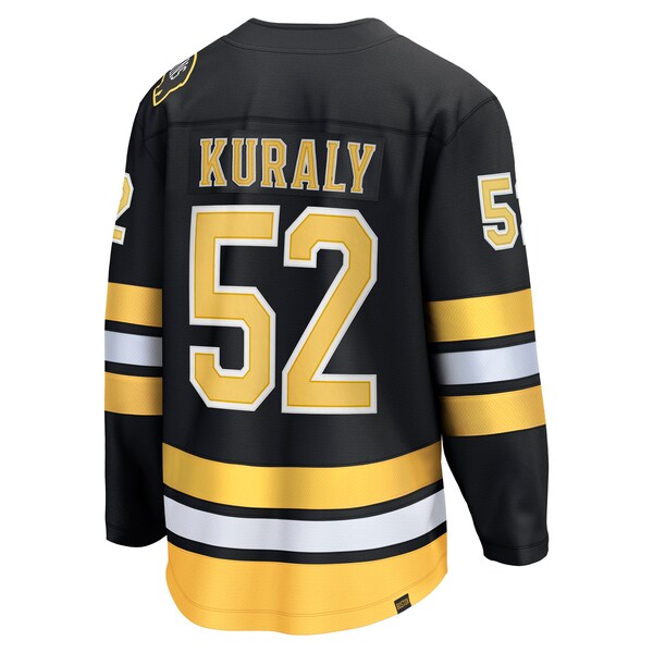 Sean Kuraly Boston Bruins Home Breakaway Player Jersey - Black - Image 3