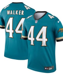 Travon Walker Jacksonville Jaguars Nike Prowler Throwback Legend Jersey - Teal