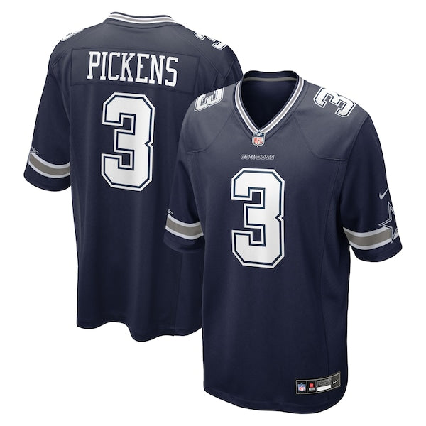 George Pickens Dallas Cowboys Nike Game Jersey - Navy/White - Image 2