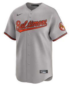 Alternative view of Baltimore Orioles Nike Road Limited Jersey?¨C Gray