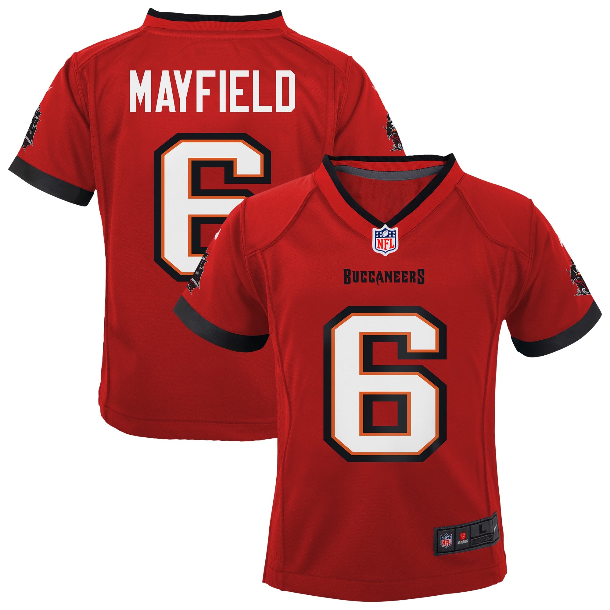 Baker Mayfield Tampa Bay Buccaneers Nike Toddler Alternate Game Jersey - Orange/White/Red - Image 7