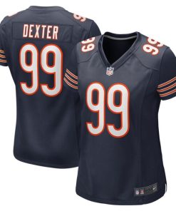 Gervon Dexter Sr Chicago Bears Nike Women's Team Game Jersey -  Navy