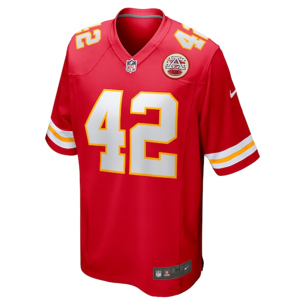 Carson Steele Kansas City Chiefs Nike Game Jersey - Red - Image 3