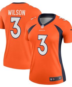 Russell Wilson Denver Broncos Nike Women's Alternate Legend Jersey - Orange