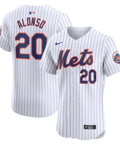 Pete Alonso New York Mets Nike Home Elite Jersey - White