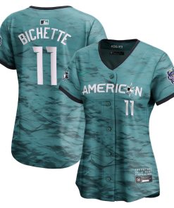 Bo Bichette American League Nike Women's 2023 MLB All-Star Game Limited Player Jersey - Teal