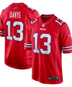 Gabe Davis Buffalo Bills Nike Alternate Game Jersey - Red