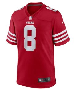 Alternative view of Steve Young San Francisco 49ers Nike Retired Player Game Jersey - Scarlet