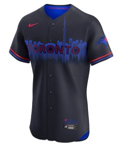 Alternative view of Toronto Blue Jays Nike City Connect  Elite Jersey - Navy