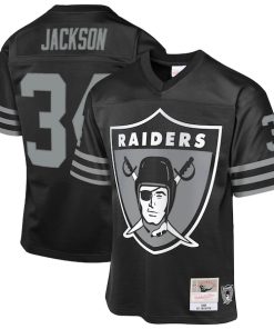 Bo Jackson Las Vegas Raiders  Youth 1988 Throwback Fashion Jersey - Black