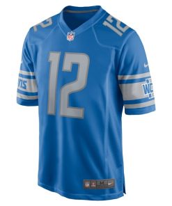 Alternative view of Hendon Hooker Detroit Lions Nike 2023 NFL Draft Pick Game Jersey - Blue