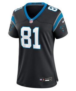 Alternative view of Dalevon Campbell Carolina Panthers Nike Women's Team Game Jersey -  Black