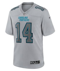 Alternative view of Sam Darnold Carolina Panthers Nike Atmosphere Fashion Game Jersey - Gray
