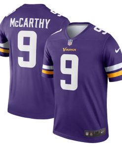 J.J. McCarthy Minnesota Vikings Nike Team Legend Player Performance Jersey - Purple/White