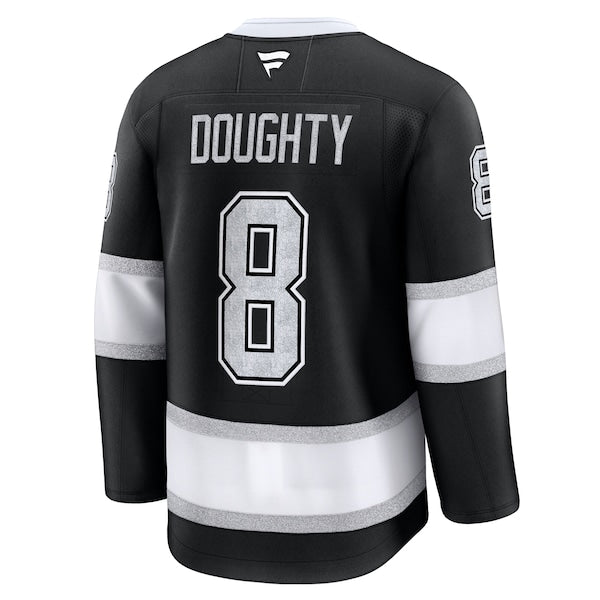 Drew Doughty Los Angeles Kings Home Premium Jersey - Black - Image 3