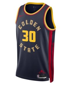 Alternative view of Stephen Curry Golden State Warriors Nike Unisex 2024/25 Swingman Player Jersey - City Edition - Navy