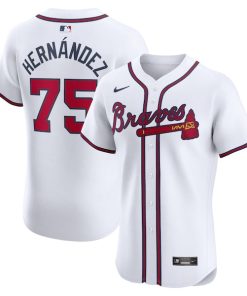 Daysbel Hernandez Atlanta Braves Nike Home Elite Player Jersey - White