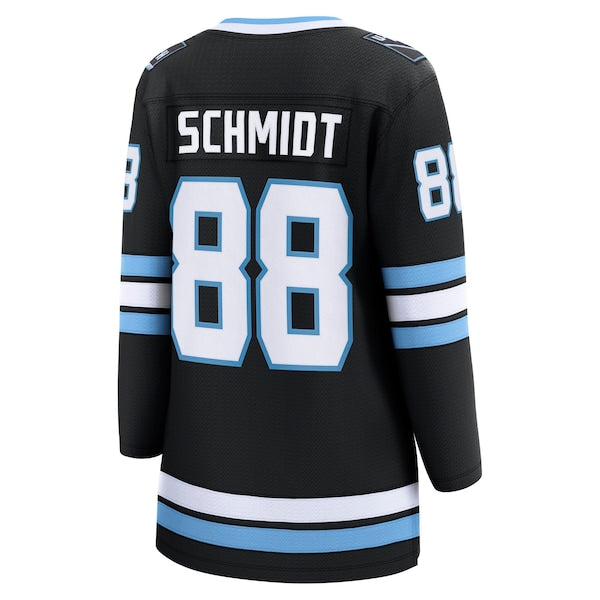 Nate Schmidt Utah Mammoth Women's Home Breakaway Player Jersey - Black - Image 3
