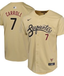 Corbin Carroll Arizona Diamondbacks Nike Youth City Connect Limited Player Jersey - Sand