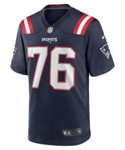 Alternative view of Calvin Anderson New England Patriots Nike Game Jersey - Navy