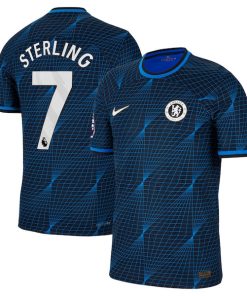 Raheem Sterling Chelsea Nike 2023/24 Away Match Authentic Player Jersey - Navy