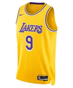 Alternative view of Bronny James Los Angeles Lakers Nike Unisex 2024 Offseason Addition Nike Swingman Jersey - Gold