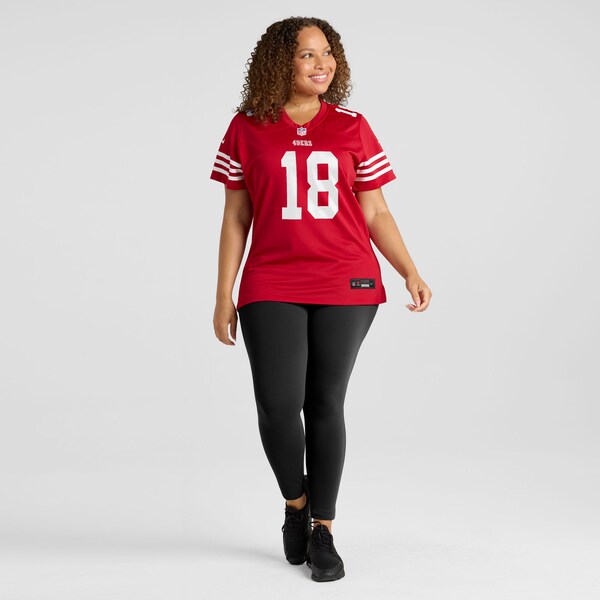 Isaiah Hodgins San Francisco 49ers Nike Women's Team Game Jersey - Scarlet - Image 6