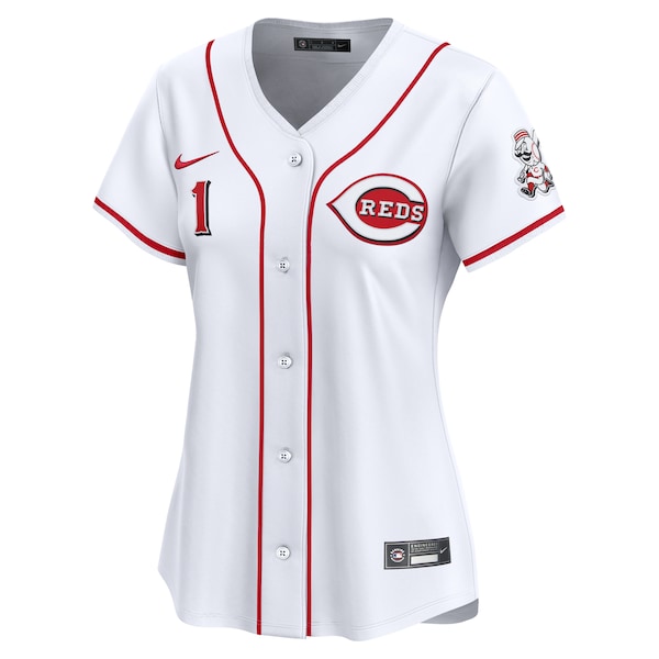 Cincinnati Reds Nike Women's #1 Mom Home Limited Jersey - White - Image 2