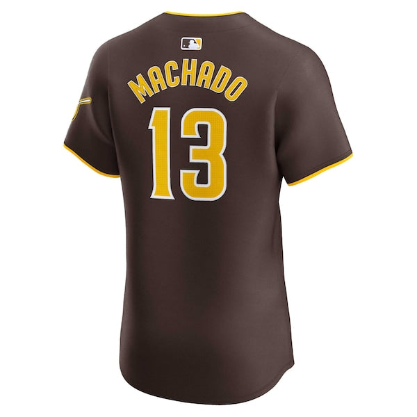 Manny Machado San Diego Padres Nike Road Elite Player Jersey - Brown - Image 4