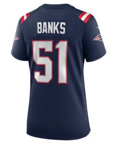 Alternative view of Keshawn Banks New England Patriots Nike Women's  Game Jersey -  Navy
