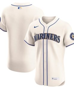 Seattle Mariners Nike Alternate Elite Jersey - Cream