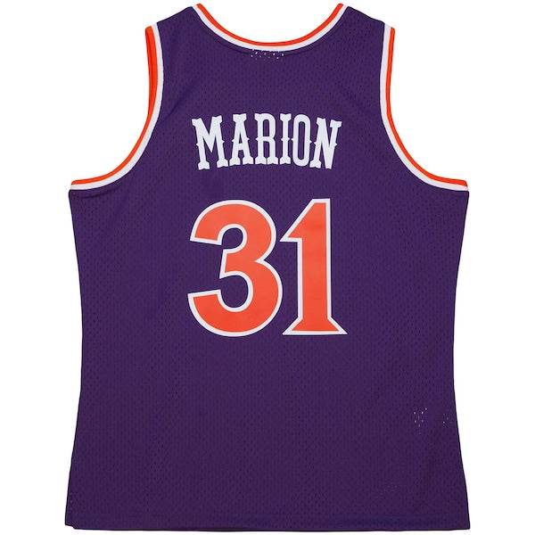 Shawn Marion Phoenix Suns 2001/02 Hardwood Classics Swingman Jersey - Purple - Image 3