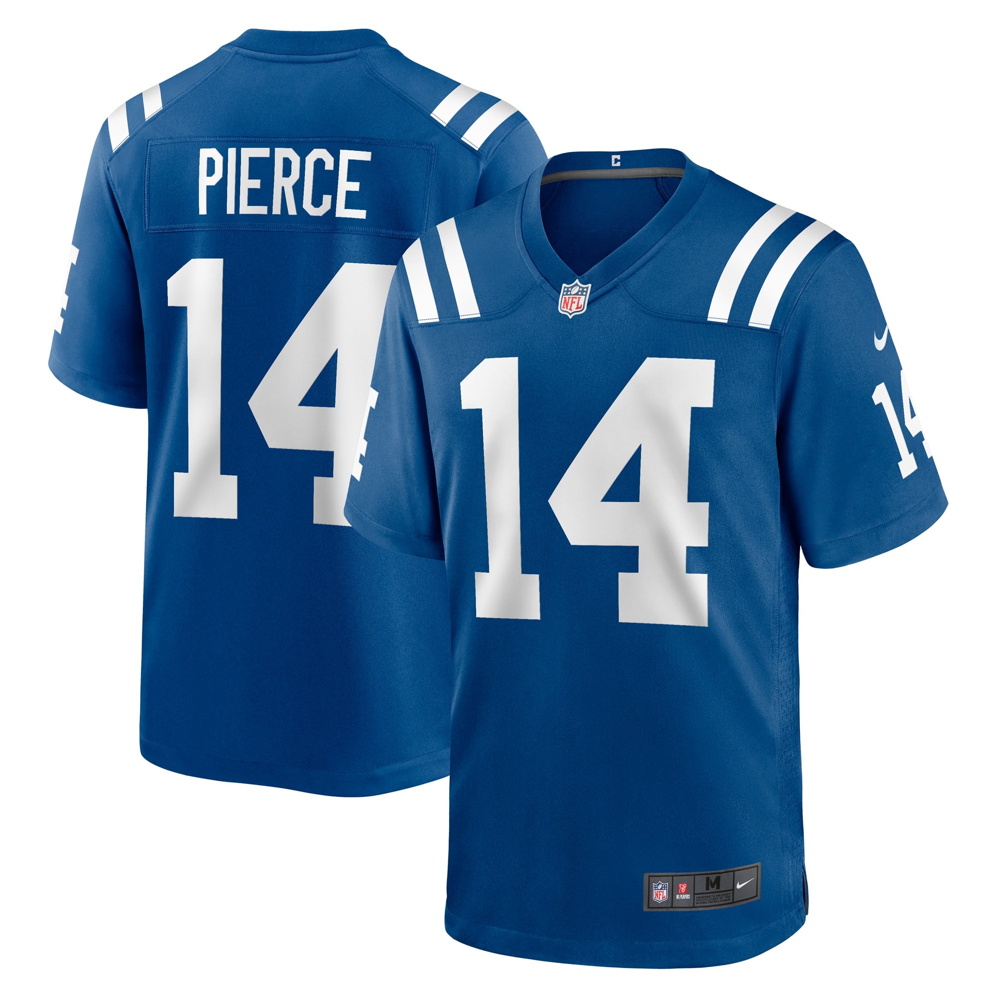 Alec Pierce Indianapolis Colts Nike Away Game Player Jersey - White/Blue/Royal - Image 3