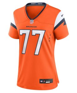 Alternative view of Quinn Meinerz Denver Broncos Nike Women's Team Game Jersey -  Orange